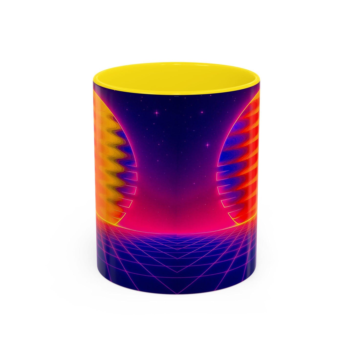 Chromatic Accent Coffee Mug – Bold Color for Every Sip